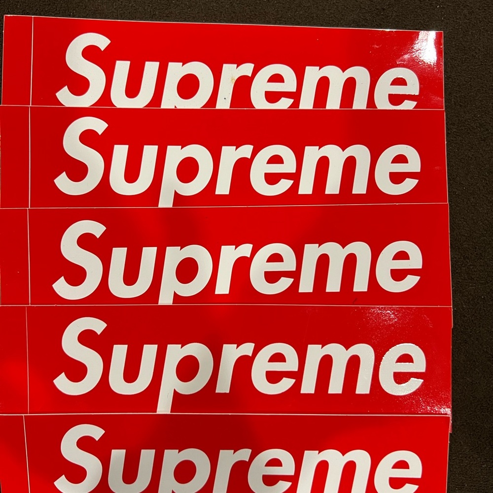 Red Supreme Sticker NEW - Picture 3 of 3